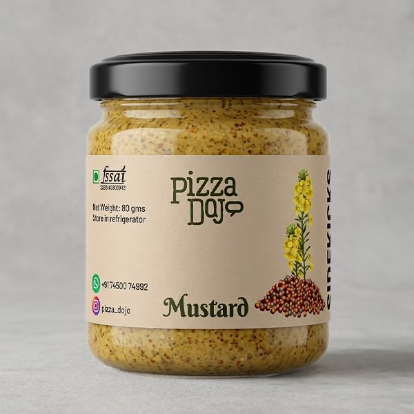 Mustard Sidekick — Pizza Dojo handmade small batch mustard condiment Kolkata
